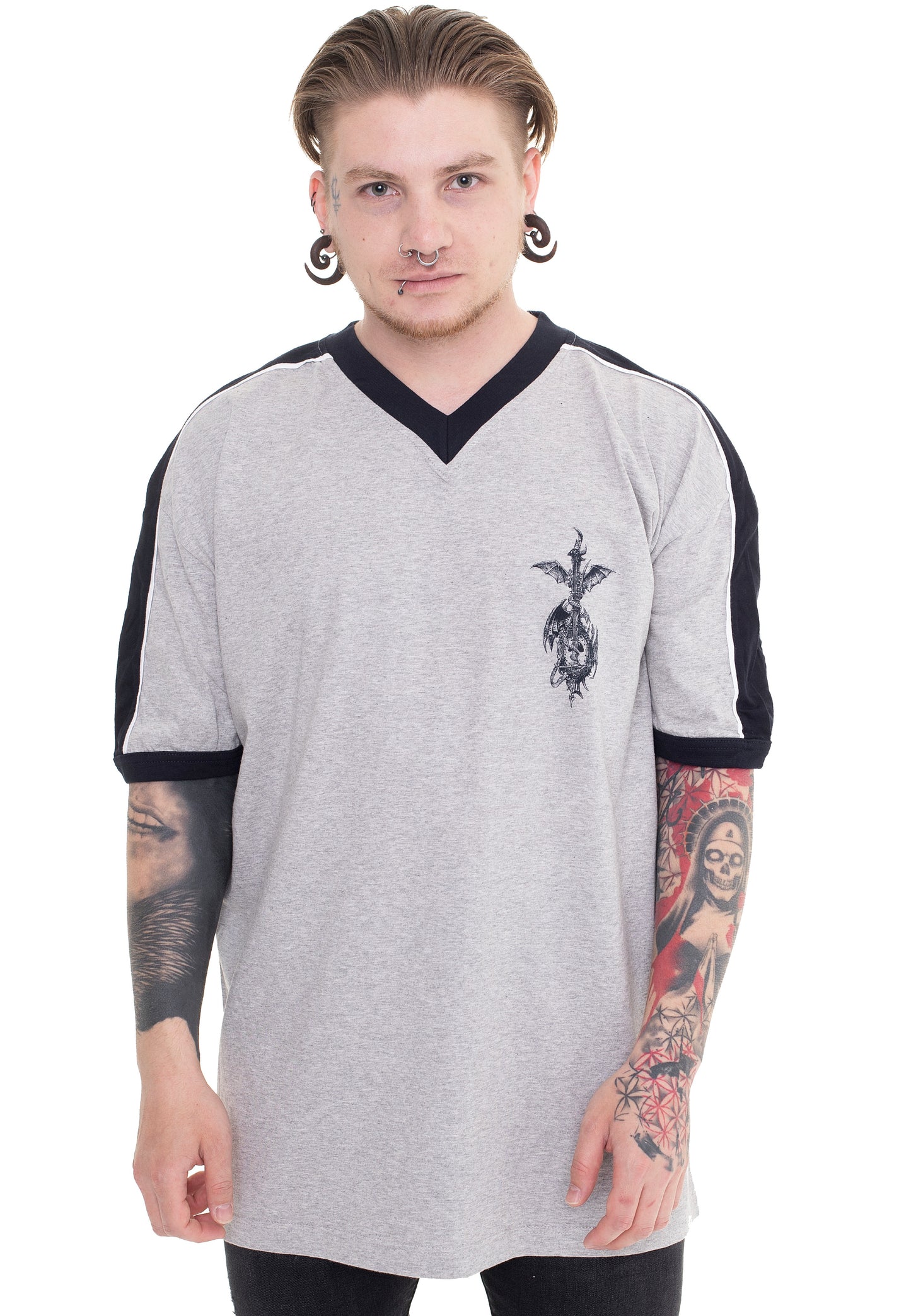 Blind Guardian - Soccer Jersey 07 Ecru Melange - T-Shirt | Men-Image
