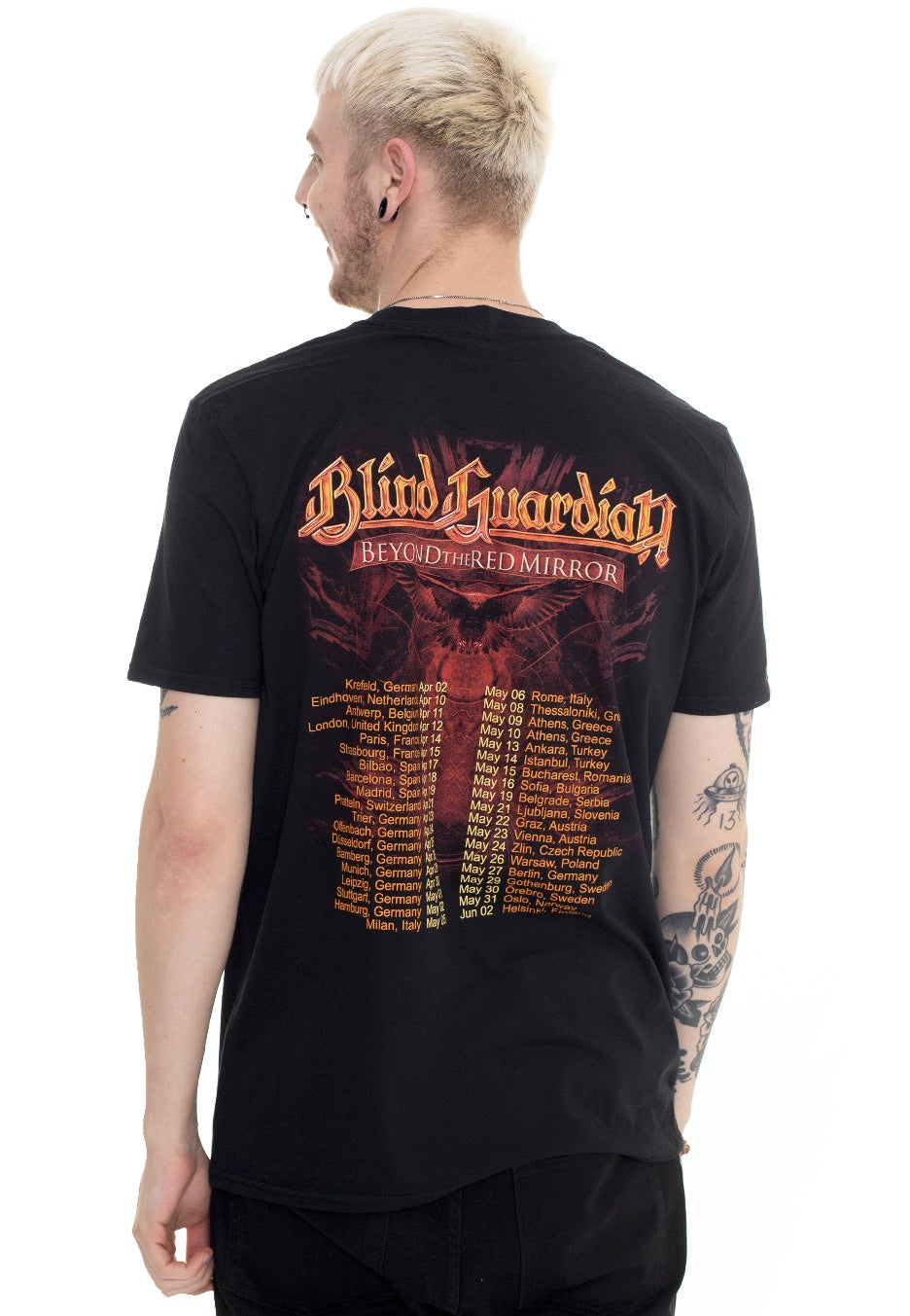 Blind Guardian - Beyond The Red Mirror Tour 2015 - T-Shirt | Men-Image