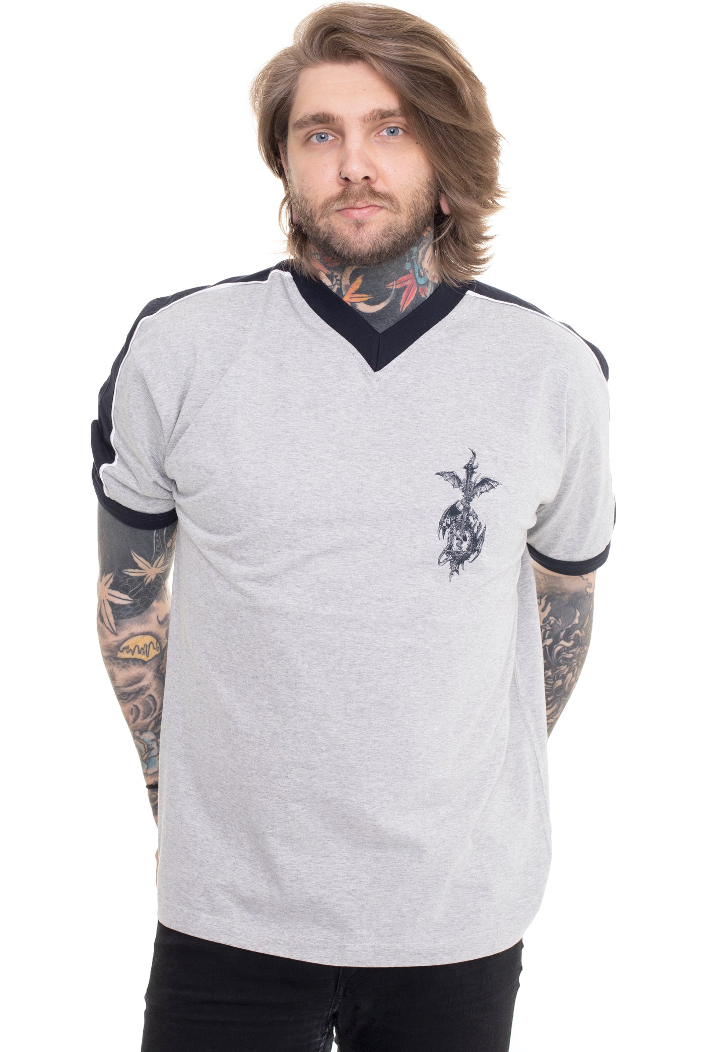 Blind Guardian - Soccer Jersey 07 Wacken Ecru Melange - T-Shirt | Men-Image